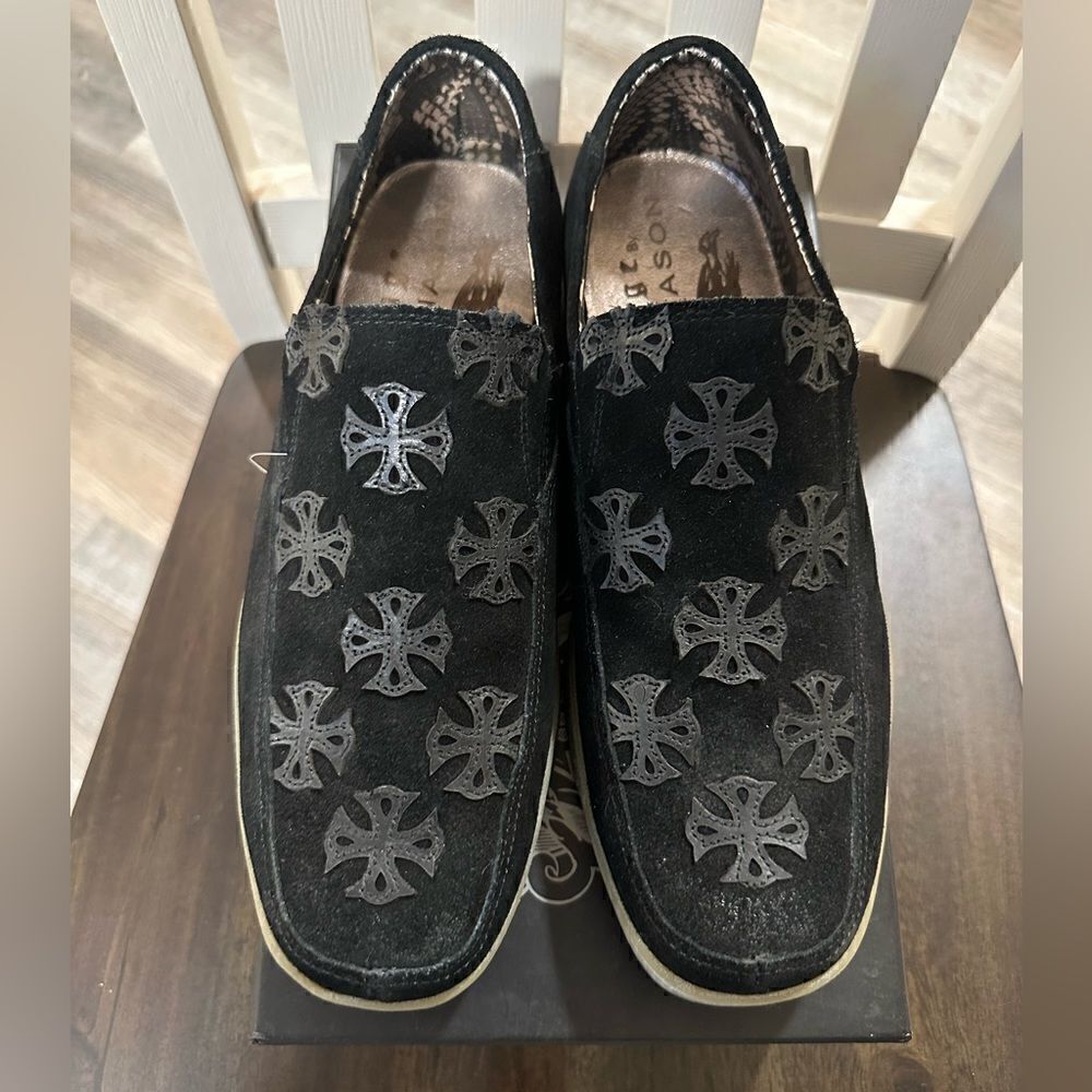 Mark Nason Lounge Rahway Loafers black size 7.5 NWT